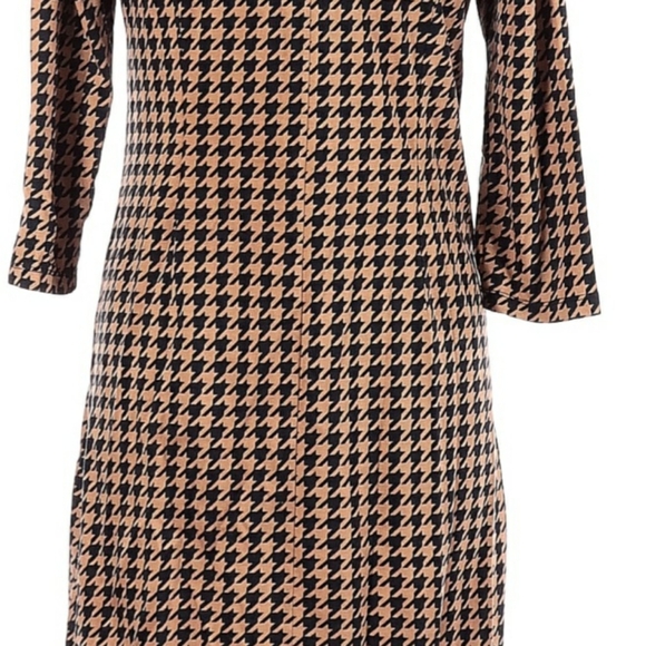 New York & Company Brown Houndtooth Dresses  - Picture 5 of 13